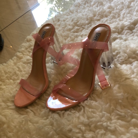 Pink clear strap heels - Picture 5 of 6